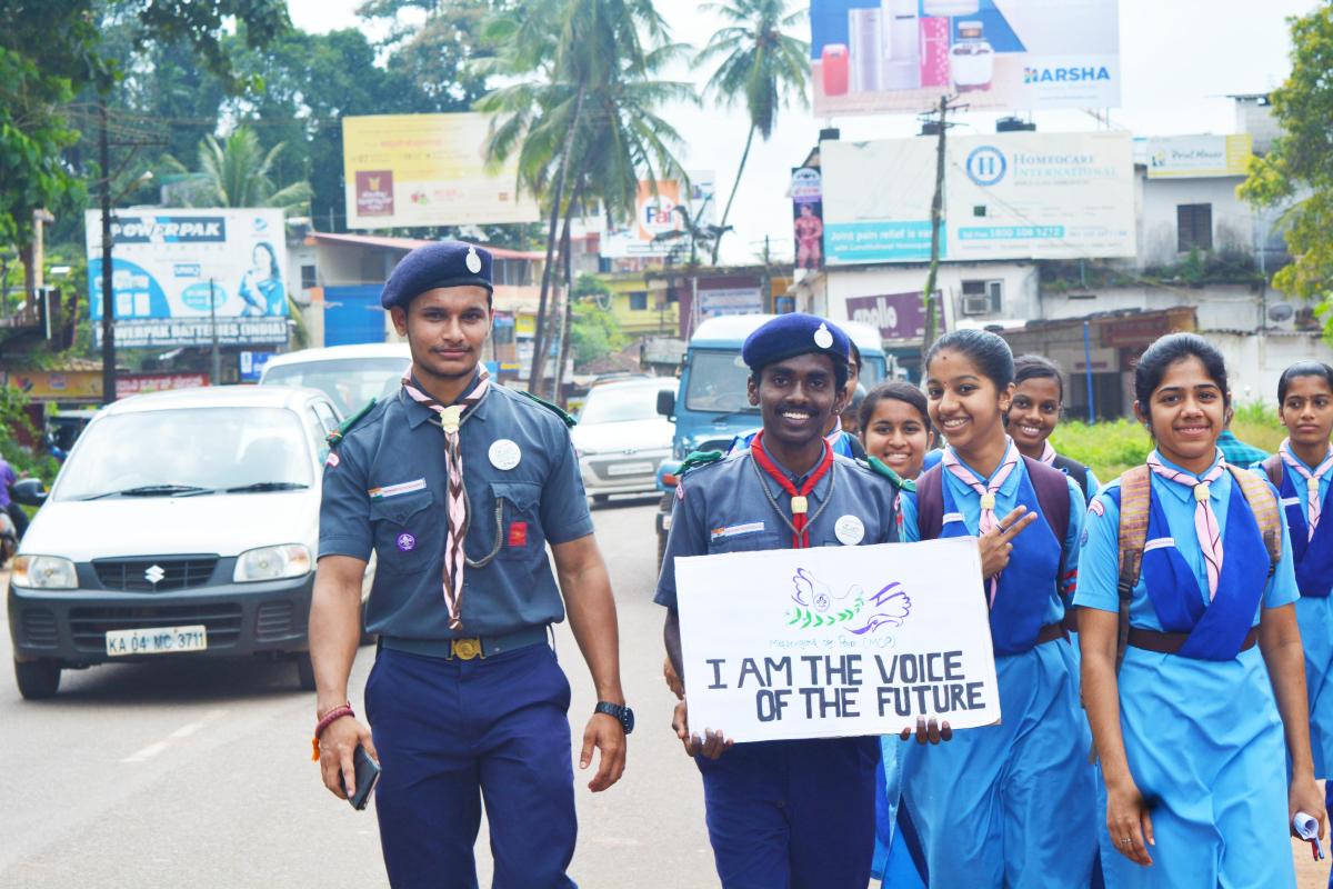 "Peace Start  With Me" Rally