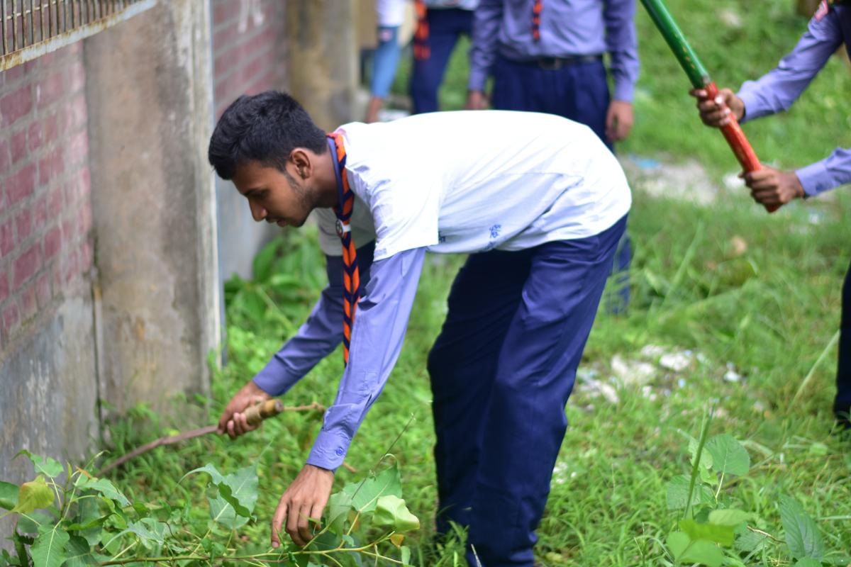 ডেঙ্গু প্রতিরোধ রেলি ও পরিষ্কার অভিযান বগুড়া পলিটেকনিক ইনস্টিটিউট রোভার স্কাউট গ্রুপ