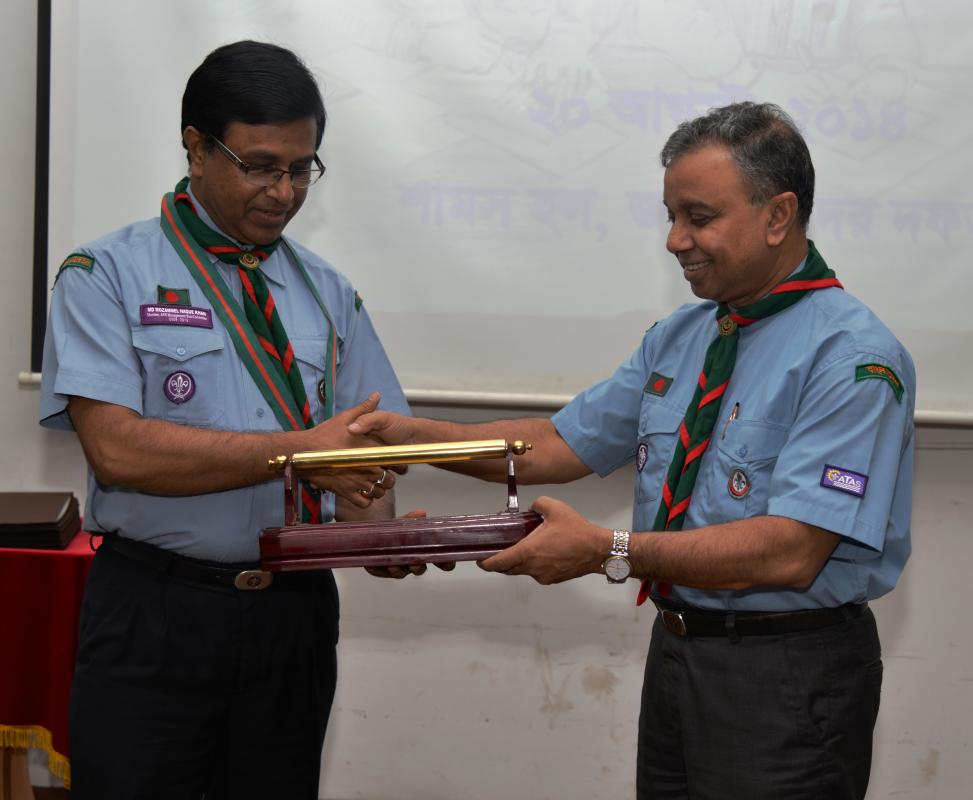 Dr. Mozammel Haque Khan new chief national commissioner of Bangladesh Scouts.