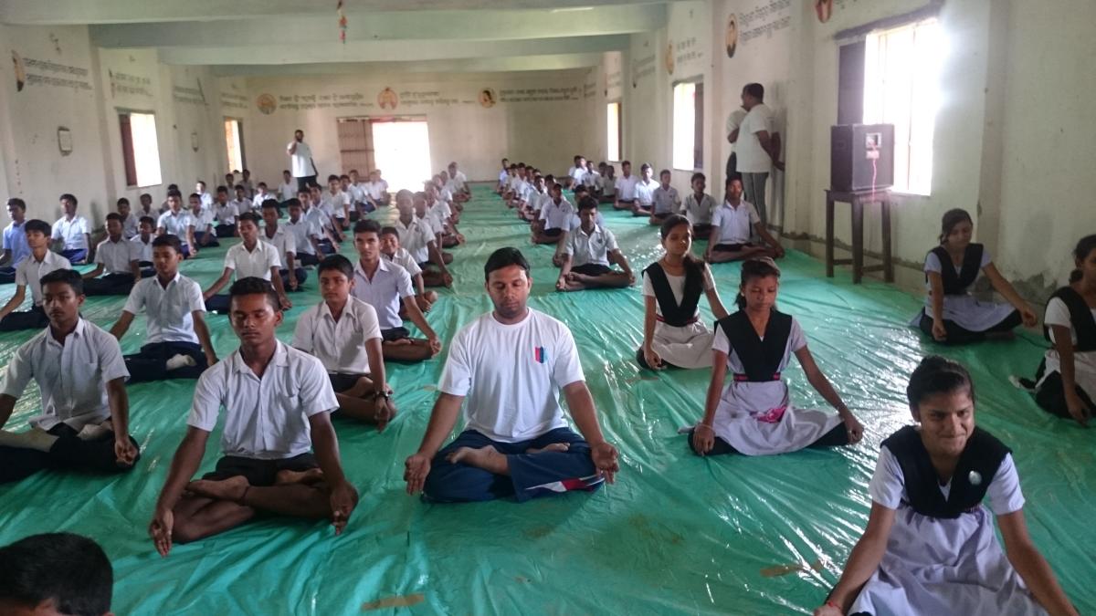 International yoga day observation 