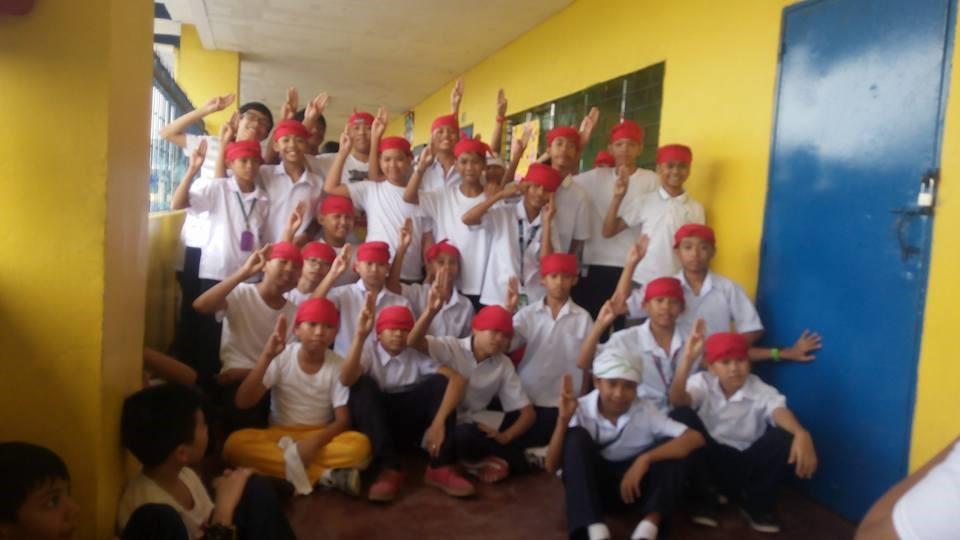 FIRST AID TRAINING OF BATASAN HILLS NATIONAL HIGH SCHOOL SENIOR SCOUTS