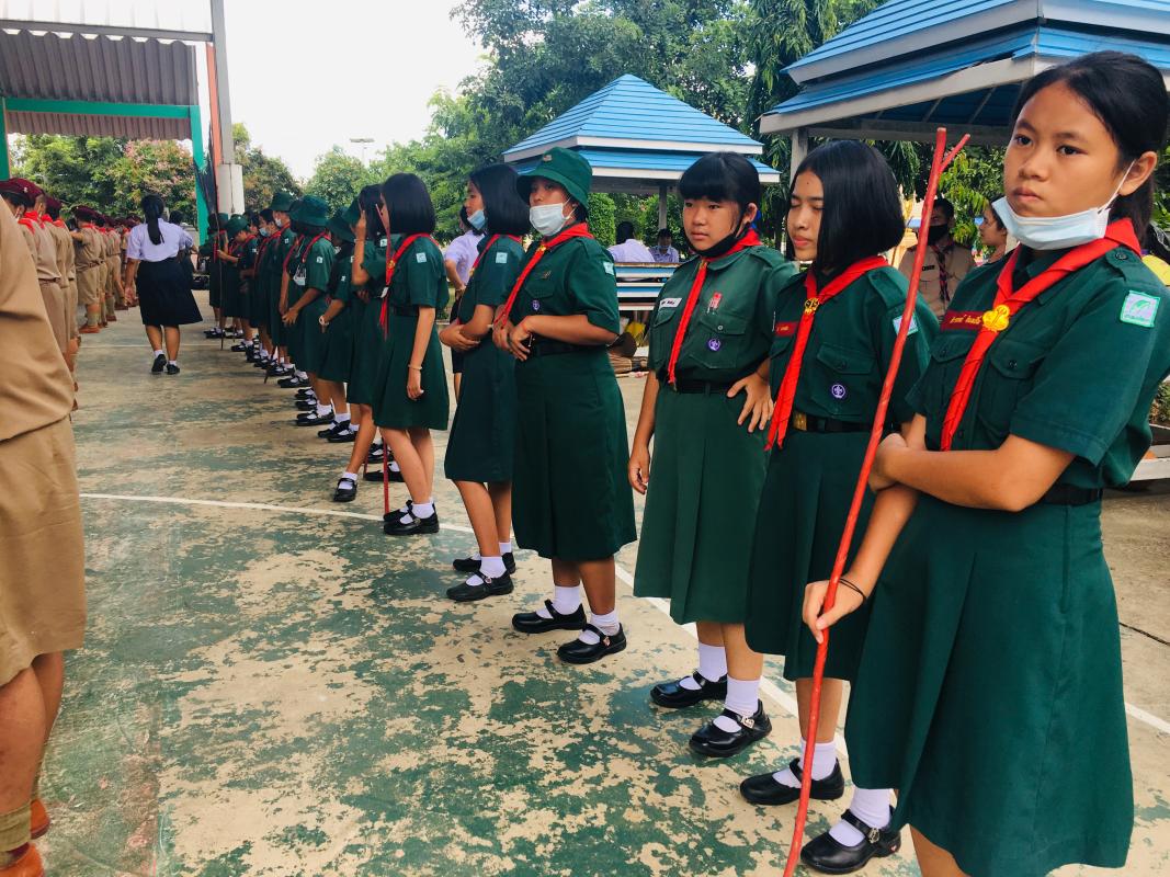 ซ้อมพิธีประดับบ่า