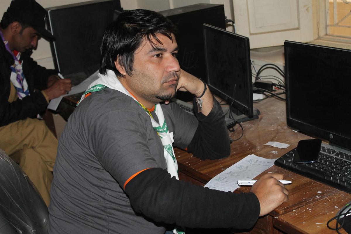 MOP Registration activity in 14th National and 2nd SAANSO jamboree khairpur sindh Pakistan