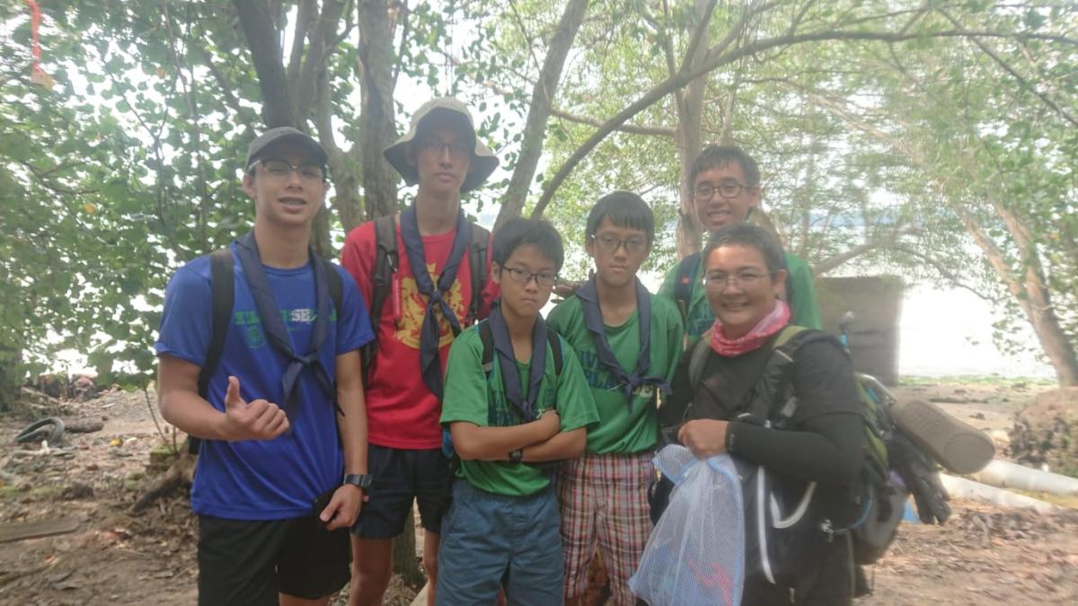 Soaring Eagles ICCS Beach Clean-up 2018