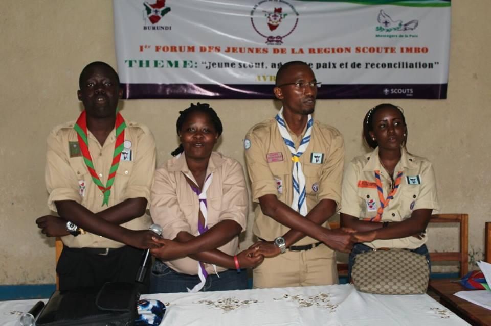 1er Forum des jeunes scout de la Region Scoute Imbo au Burundi