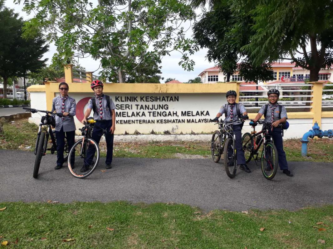 Bicycle camping