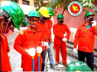 অগ্নিনির্বাপন,অগ্নি প্রতিরোধ, উদ্ধার ও প্রাথমিক চিকিৎসা বিষয়ক কোর্স.