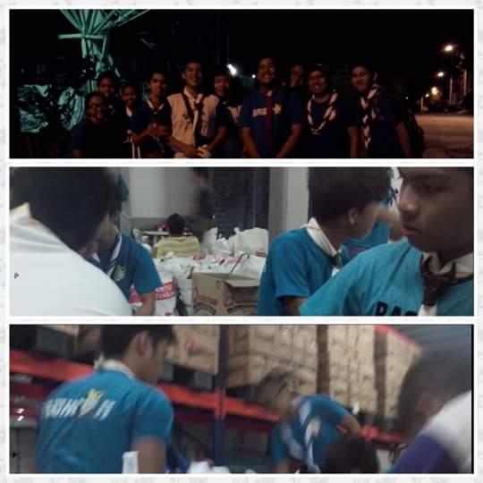 Scouts in Action! relief operation