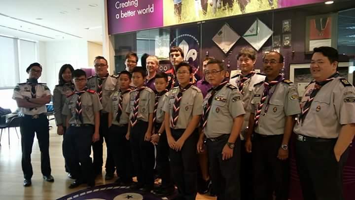 JotaJoti in WOSM office ,Kuala Lumpur