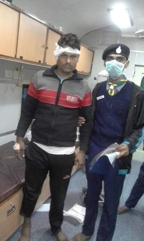 स्काउट्स ने की सेवा