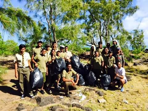 Cleaning of Amber Island