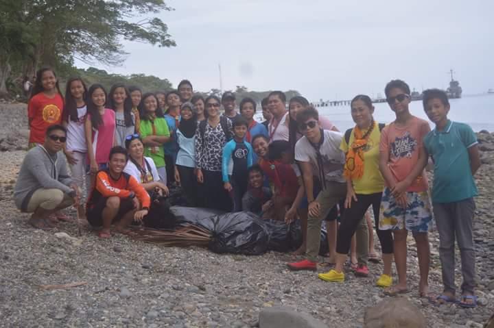 Scouts get together and Coastal clean up