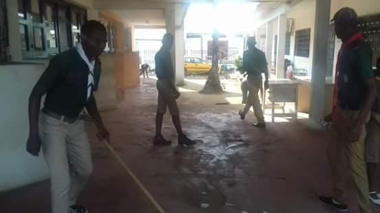 Nettoyage de la mairie de deido a douala