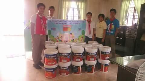 Distribution of Paint (Brigada Eskwela 2016- Day 4) First Leg
