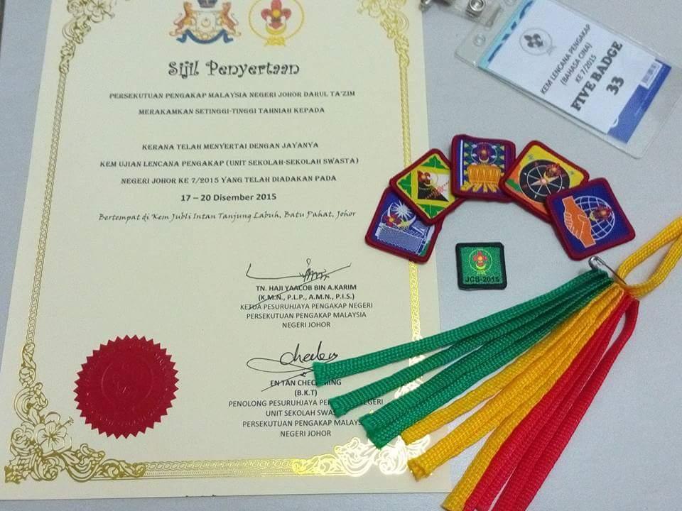 Kem periksa lencana 5 tertinggi