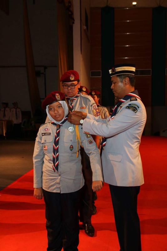 Pengkalungan Anugerah Ketua Pengakap Negara (Rambu Pengakap Remaja) 