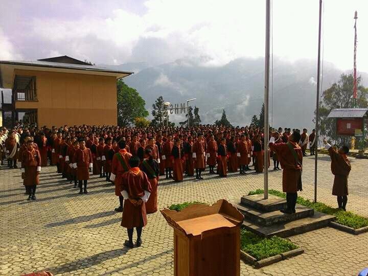 Invetiture ceremony for mhss scouts