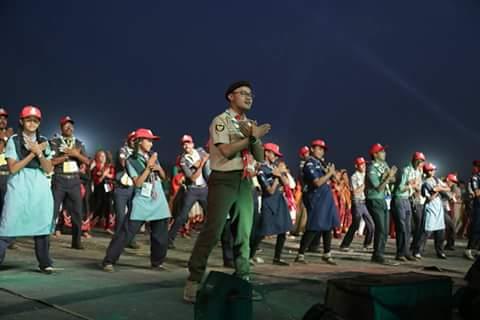 Service at Better World Village in 17th National Jamboree,India