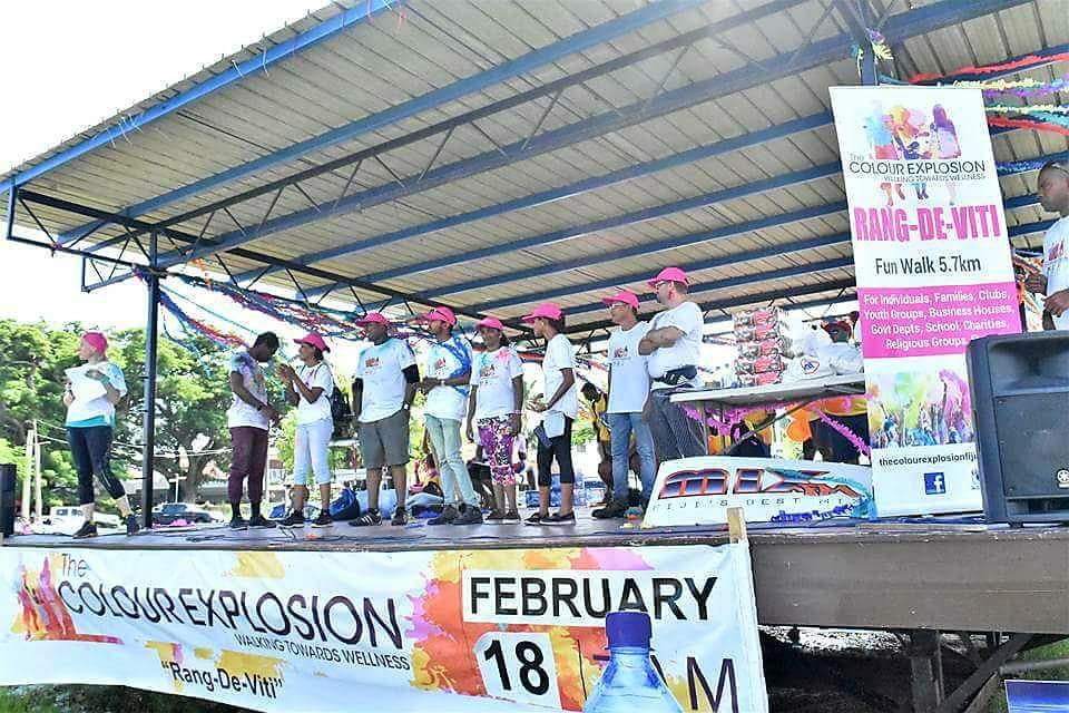 The Colour Explosion Fiji Fun Health Walk