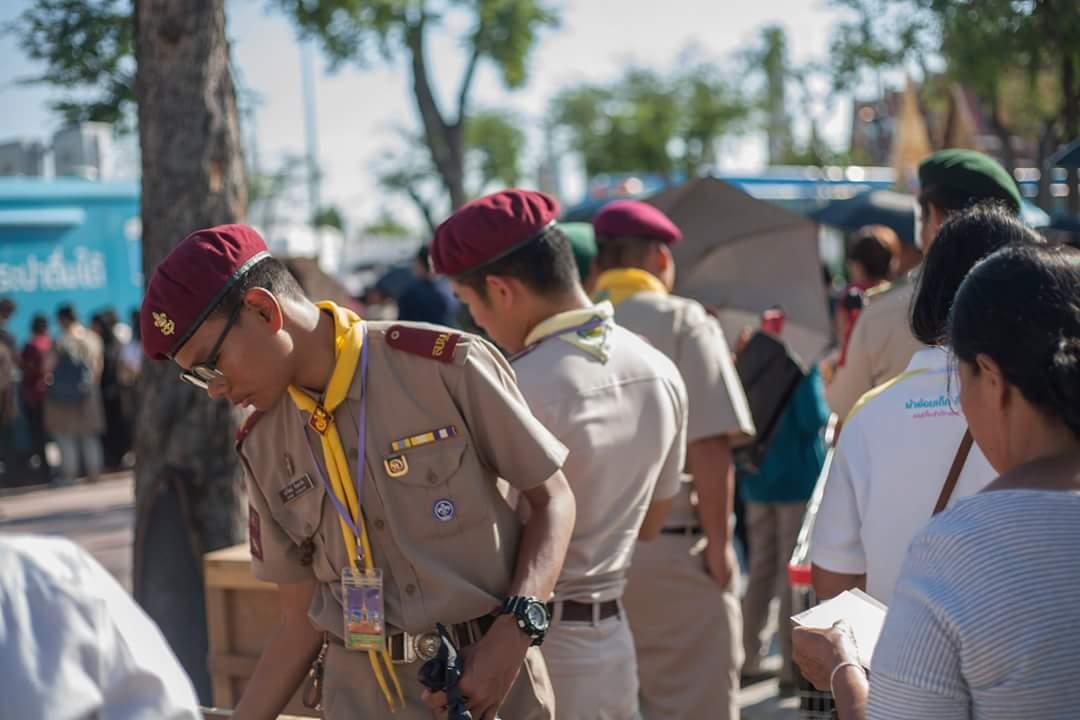 จิตอาสางานนิทรรศการพระเมรุมาศ