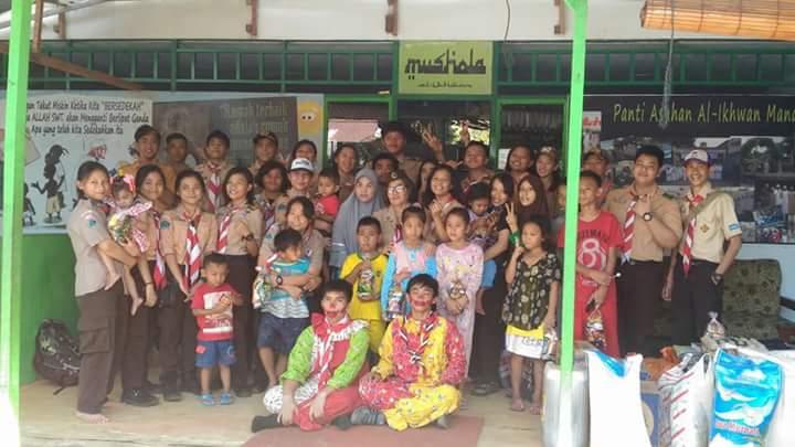 Bakti Sosial Komunitas Purna Aktivis kegiatan Penegak/Pandega kwarcab Manado