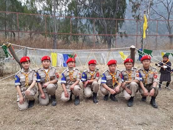 Scout camp on the theme "know your community heritage"