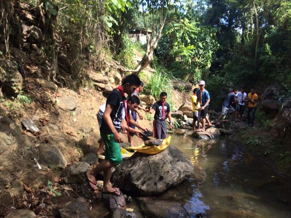 Stagnant in water/pollution