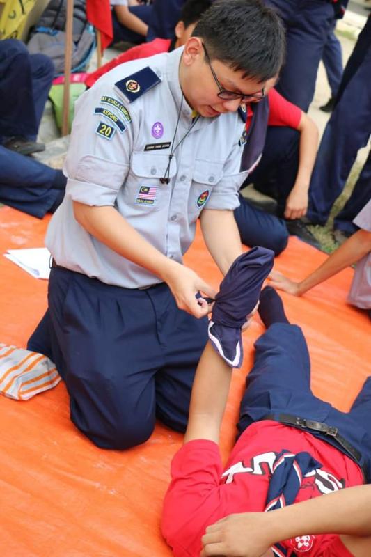 Marching and First Aid Training~