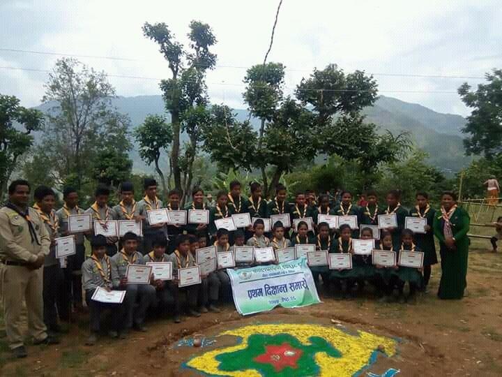 First Convocation Program of Kalika ScoutTroop