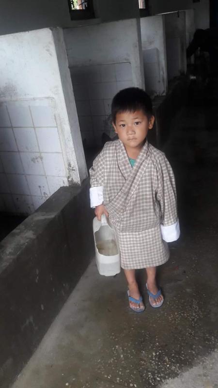 construction of water stroage tank in the toilets