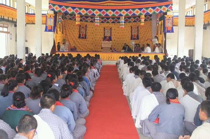 Spiritual talk (choesay larim) on cause and effect.