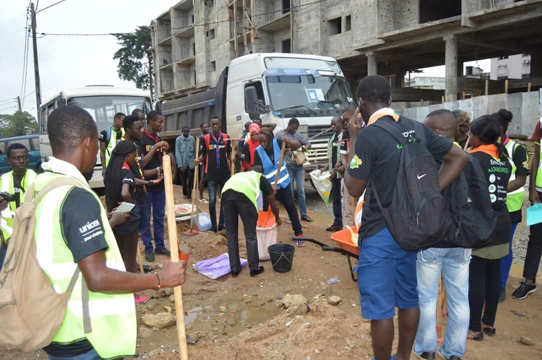 Assainissement d'un quartier