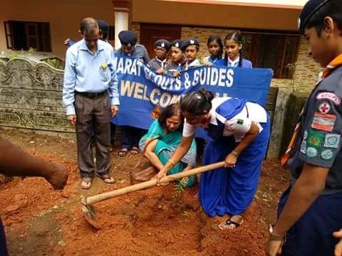 Vanamahotsava (environmental day) celebration at BSG UDUPI karnataka India