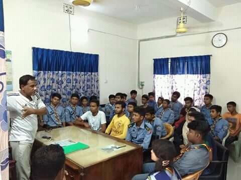 আগ্রনী মুক্ত স্কাউট গ্রুপের মত বিনিময় সভা
