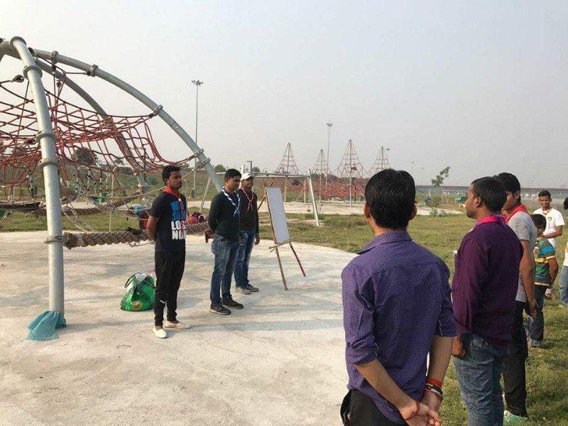 Outdoor activity (world scarf day 1/8/18)