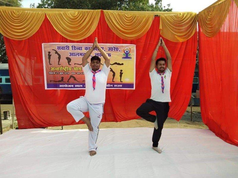 Yoga day celebration 21/6/2018
