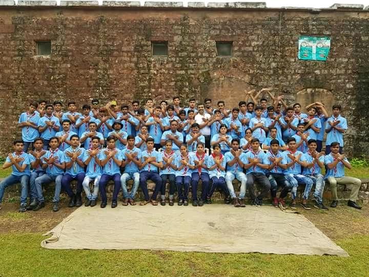 राज्य स्तरीय साहसिक शिविर में एक दिवसीय स्वच्छता सेवा 