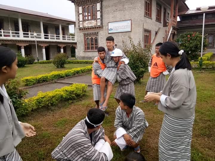Mock drill on earth quake