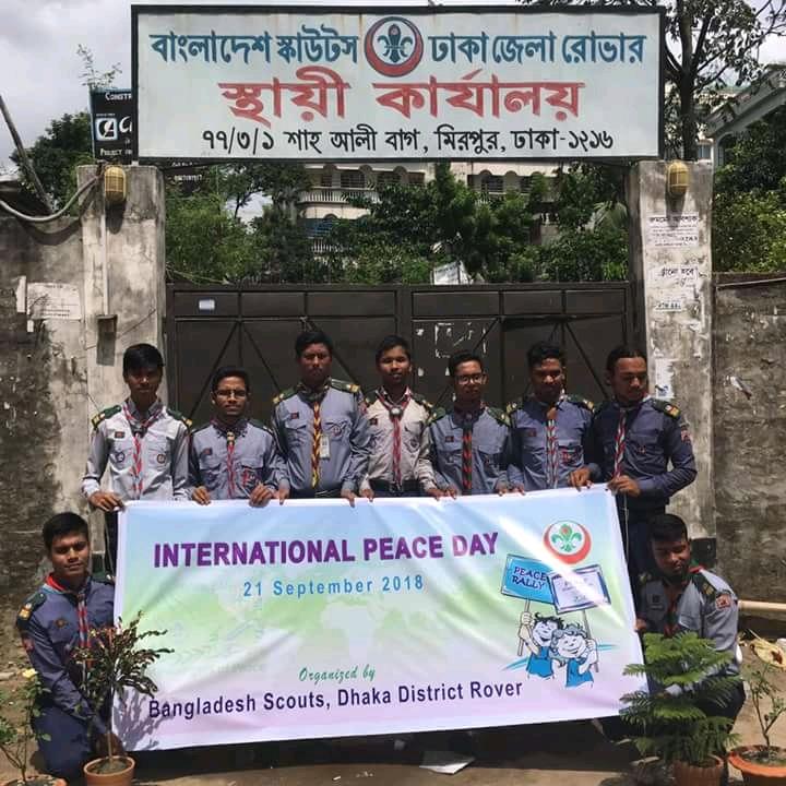 International messenger of peace day celebrating 