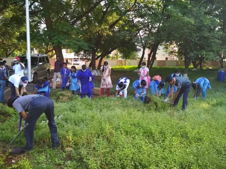 SWACHH BHARAT ABHIYAN at Madurai, SOUTHERN RAILWAY STATE 