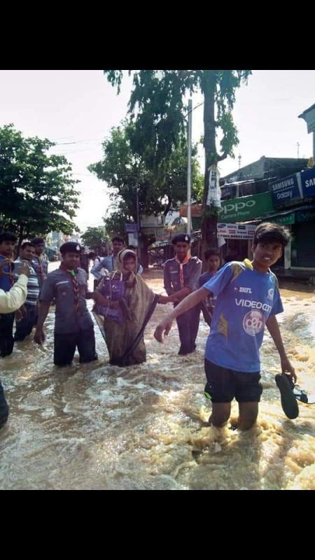 services during Titili Flood.at - Aska , Ganjam dist. , Odisha state.