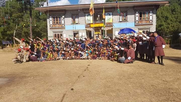 Contributed as a resource during Nachung Camp at Bjabjokha Lower Secondary School under Punakha Dzongkhag.