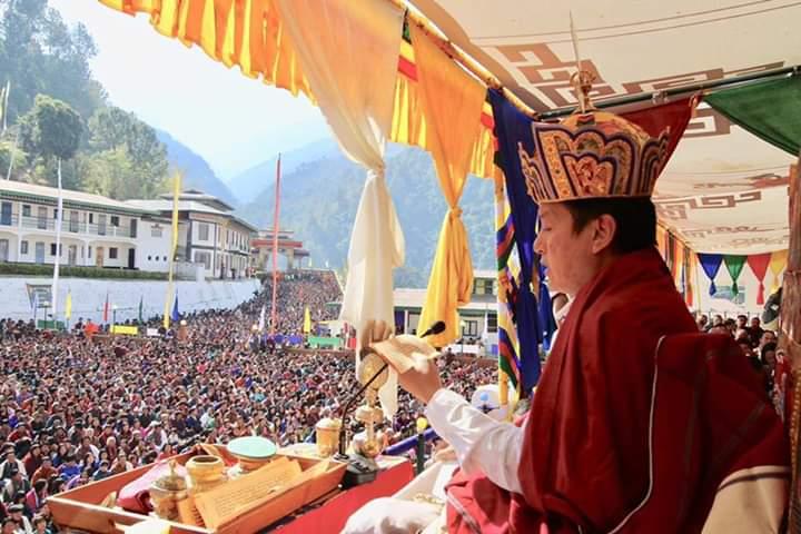 38 volunteer's on cleaning and crowd control (Rangjung drupchhen).