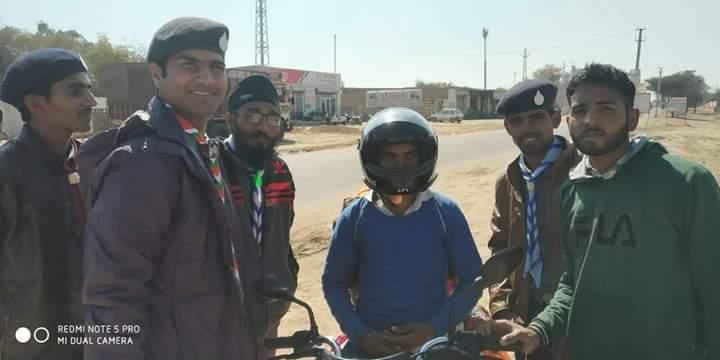 Traffic awareness campaign.