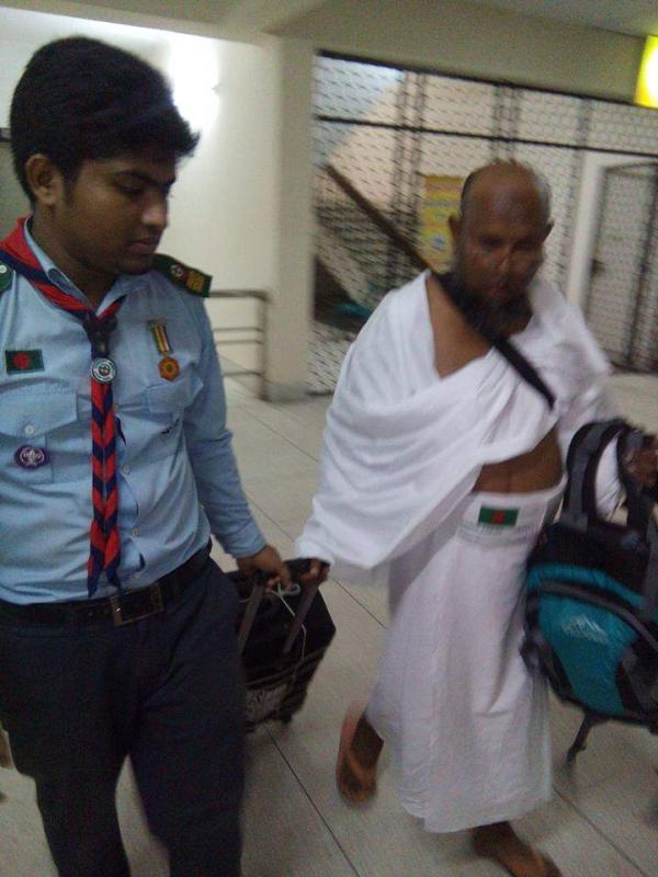 হজ ক্যাম্পে সেবা প্রদান