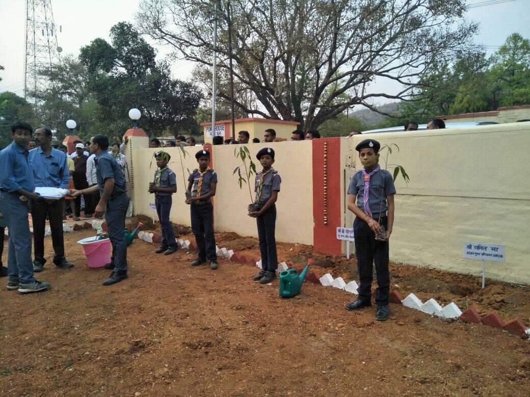 Inauguration Ceremony with Tree PLANTATION by (GM/ECR)