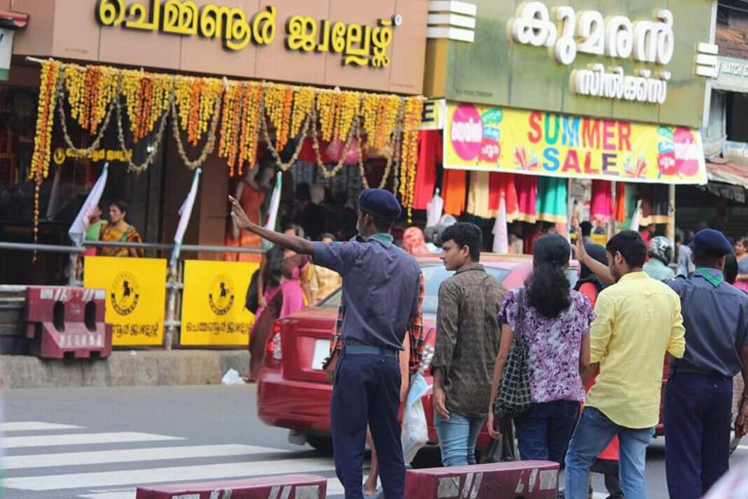 thrissur pooram service and traffic control