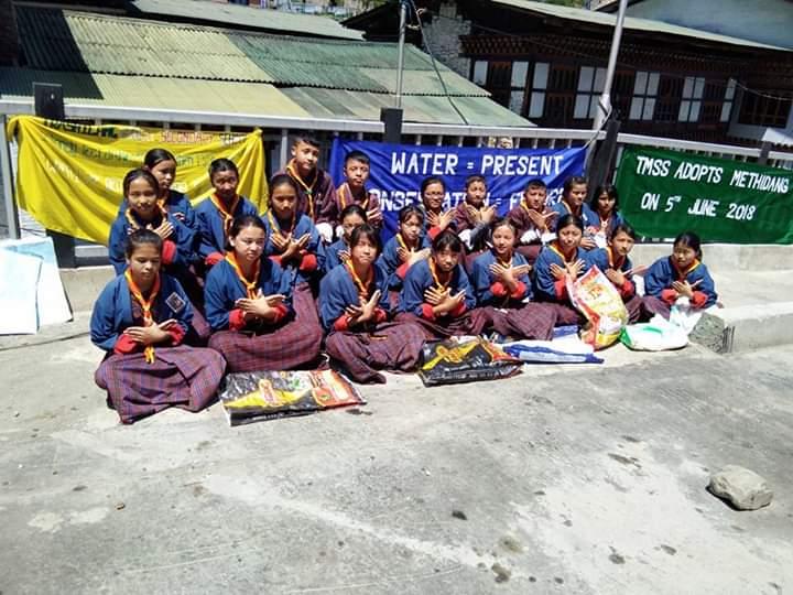 Cleaning Campaign at Trashigang Town