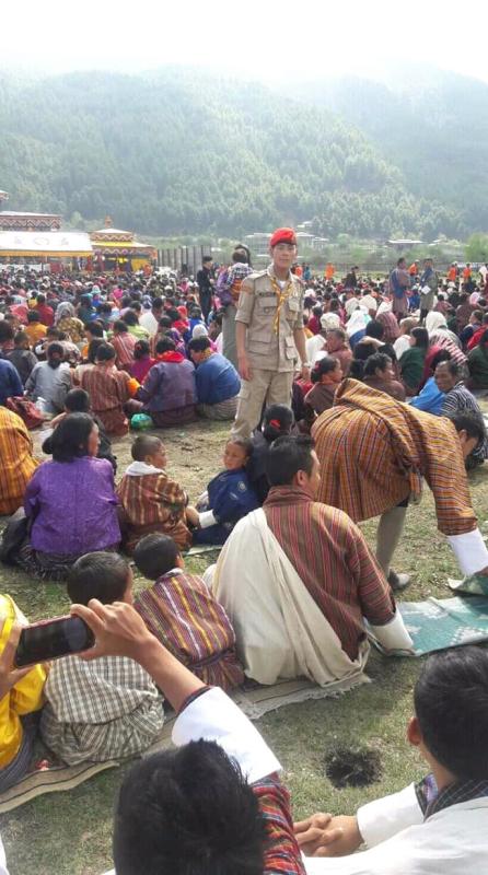 Scout in assisting Public 