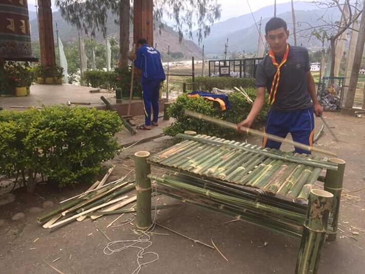 Volunteers  in action